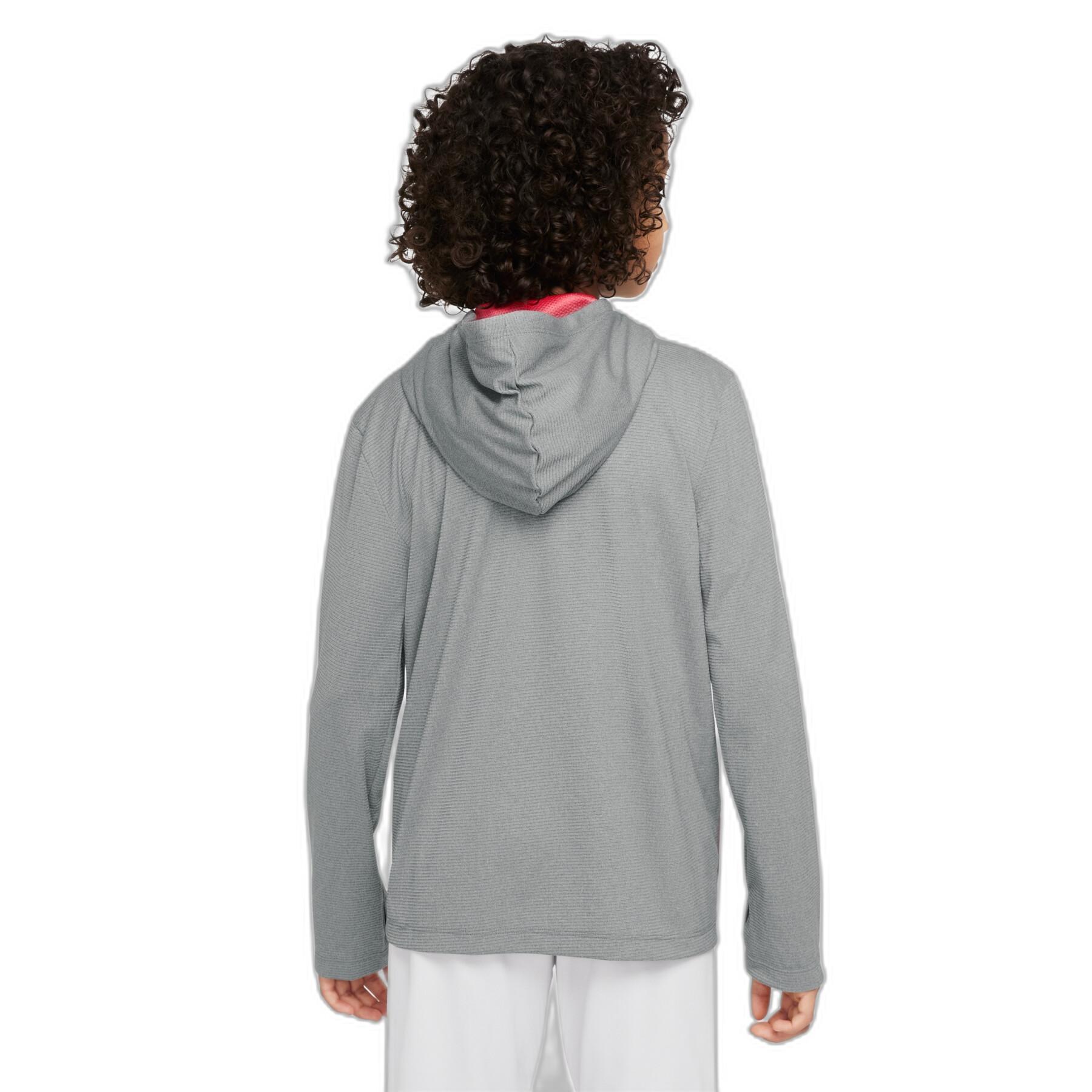 Hooded sweatshirt with zipper Nike Poly