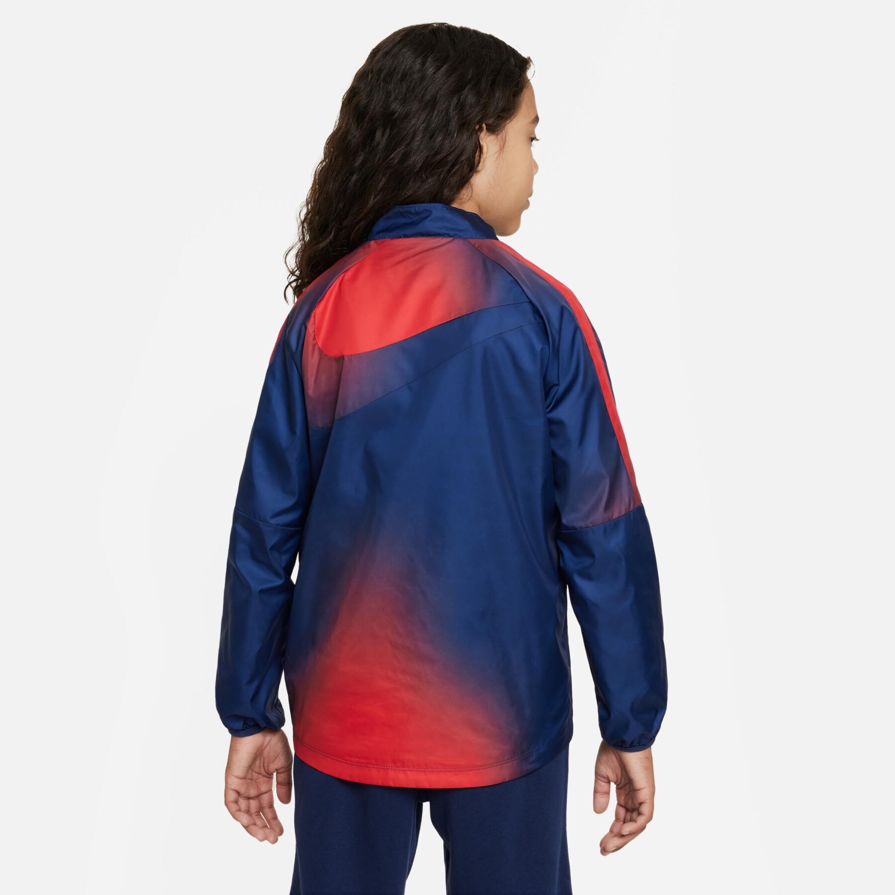 Waterproof jacket for children PSG Dri-FIT Academy AWF GX 2023/24