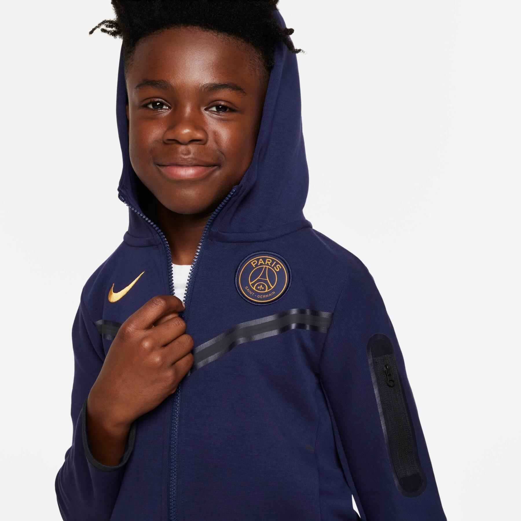 Children's zip-up tracksuit jacket PSG Tech Fleece 2023/24