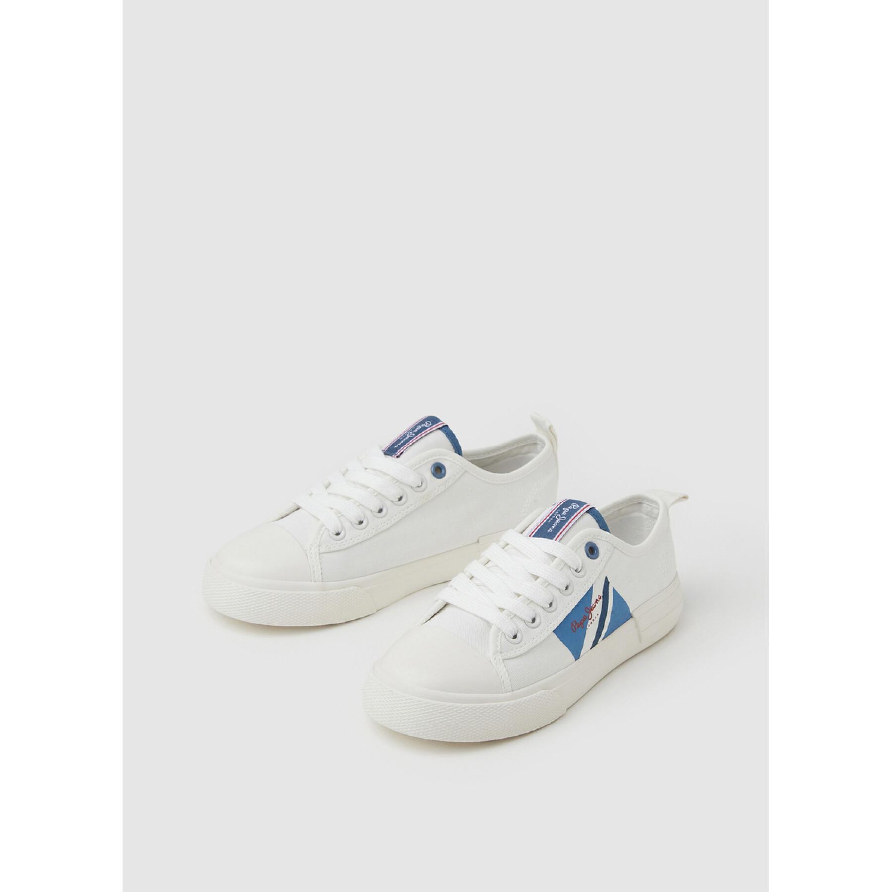 Girl sneakers Pepe Jeans Allen Flag Color