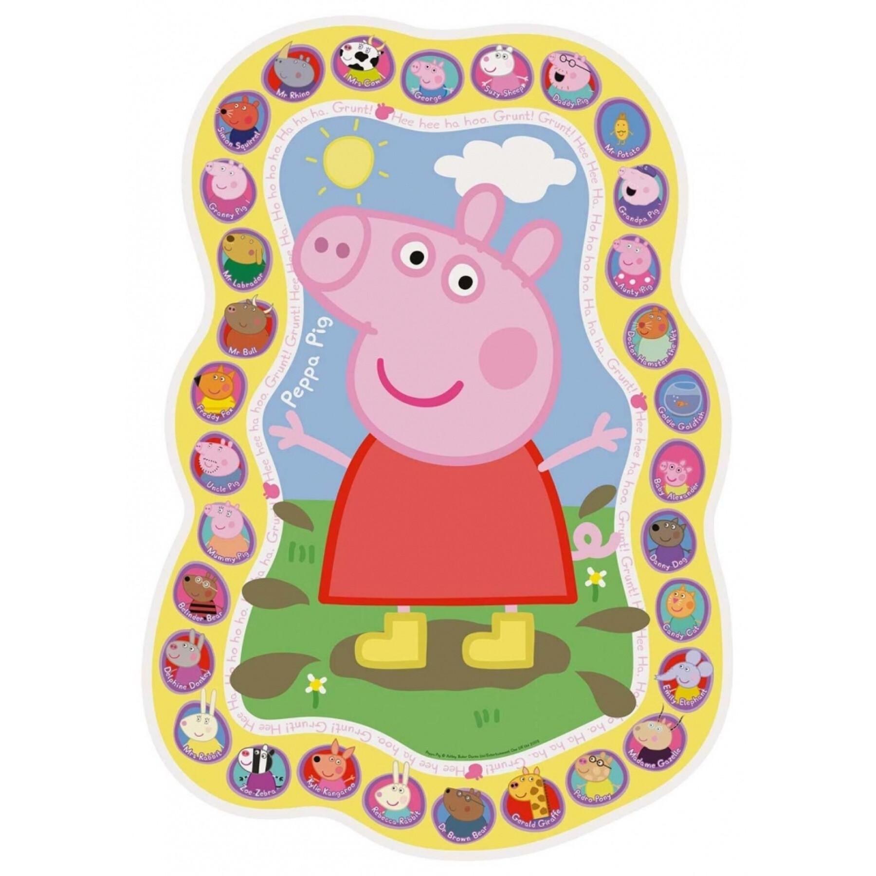 Puzzle of 24 pieces of floor Peppa Pig
