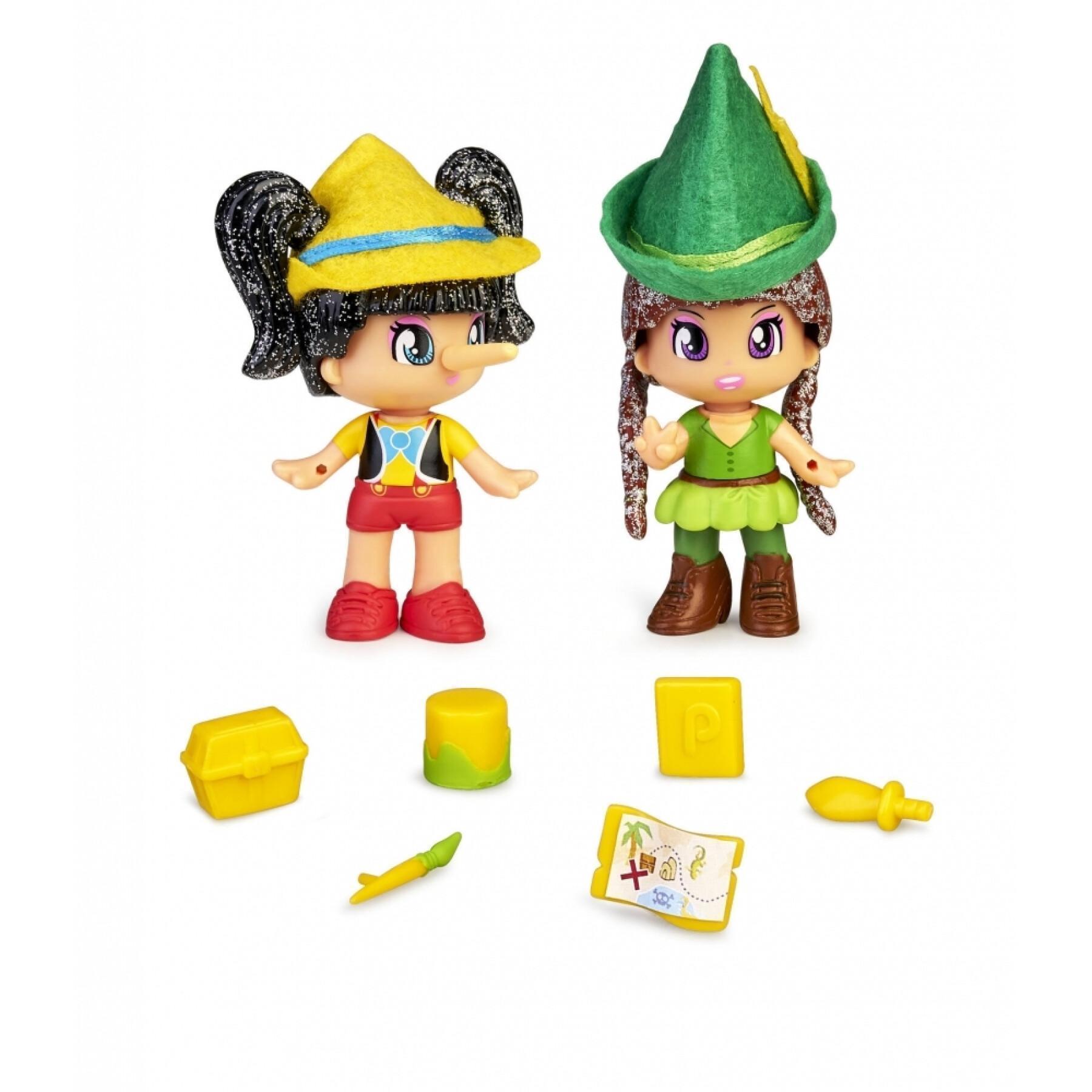 Set of 2 fairy tale figures Pinypon
