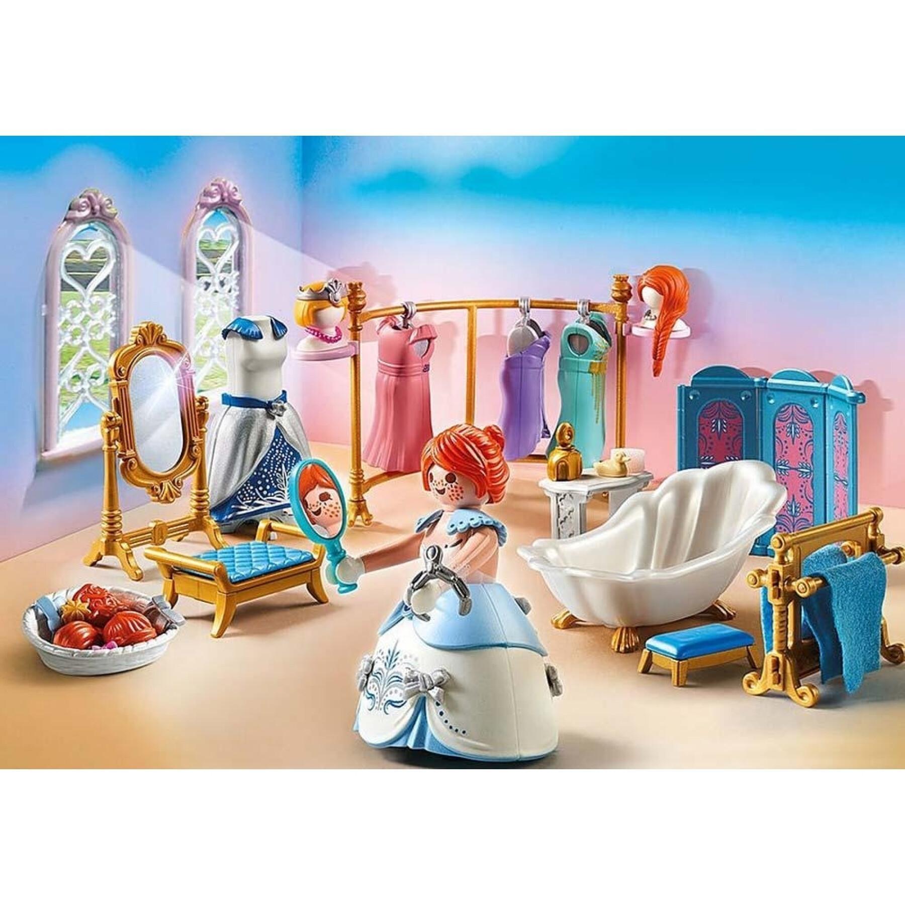 Dressing room princesses with bath Playmobil