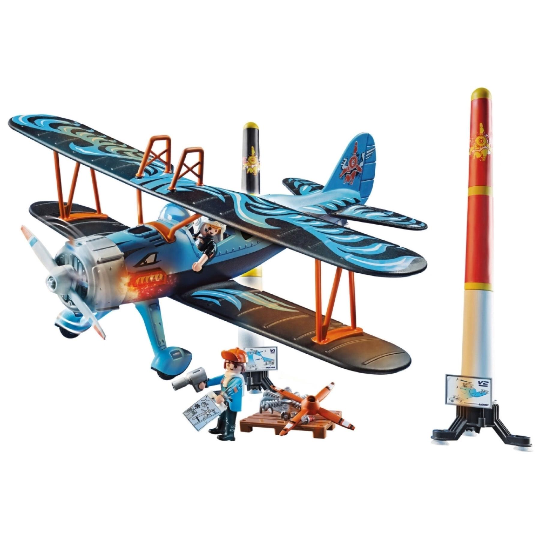 Airplane toy Playmobil Stuntshow Biplano Phoenix