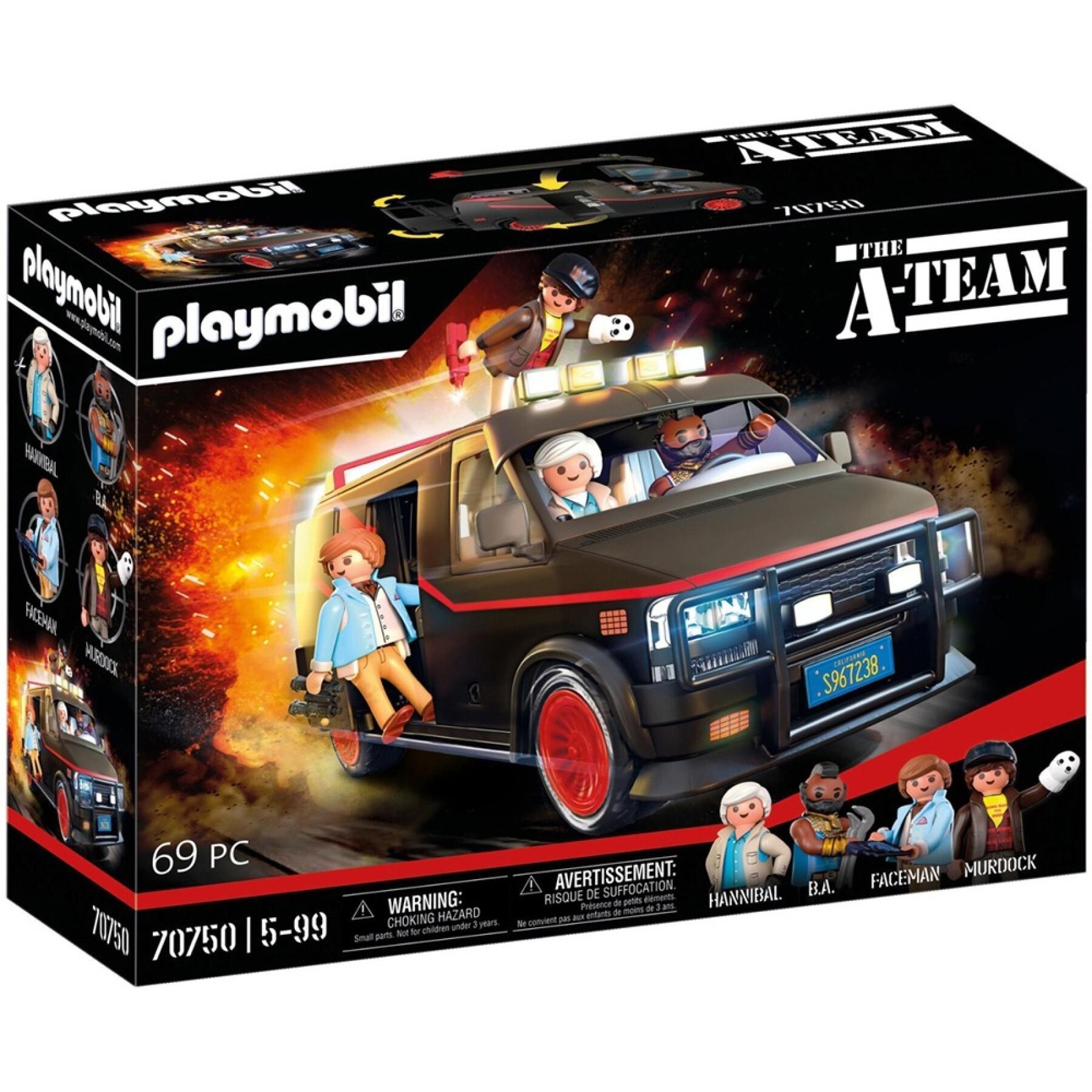 Construction set for all-risk agency van Playmobil