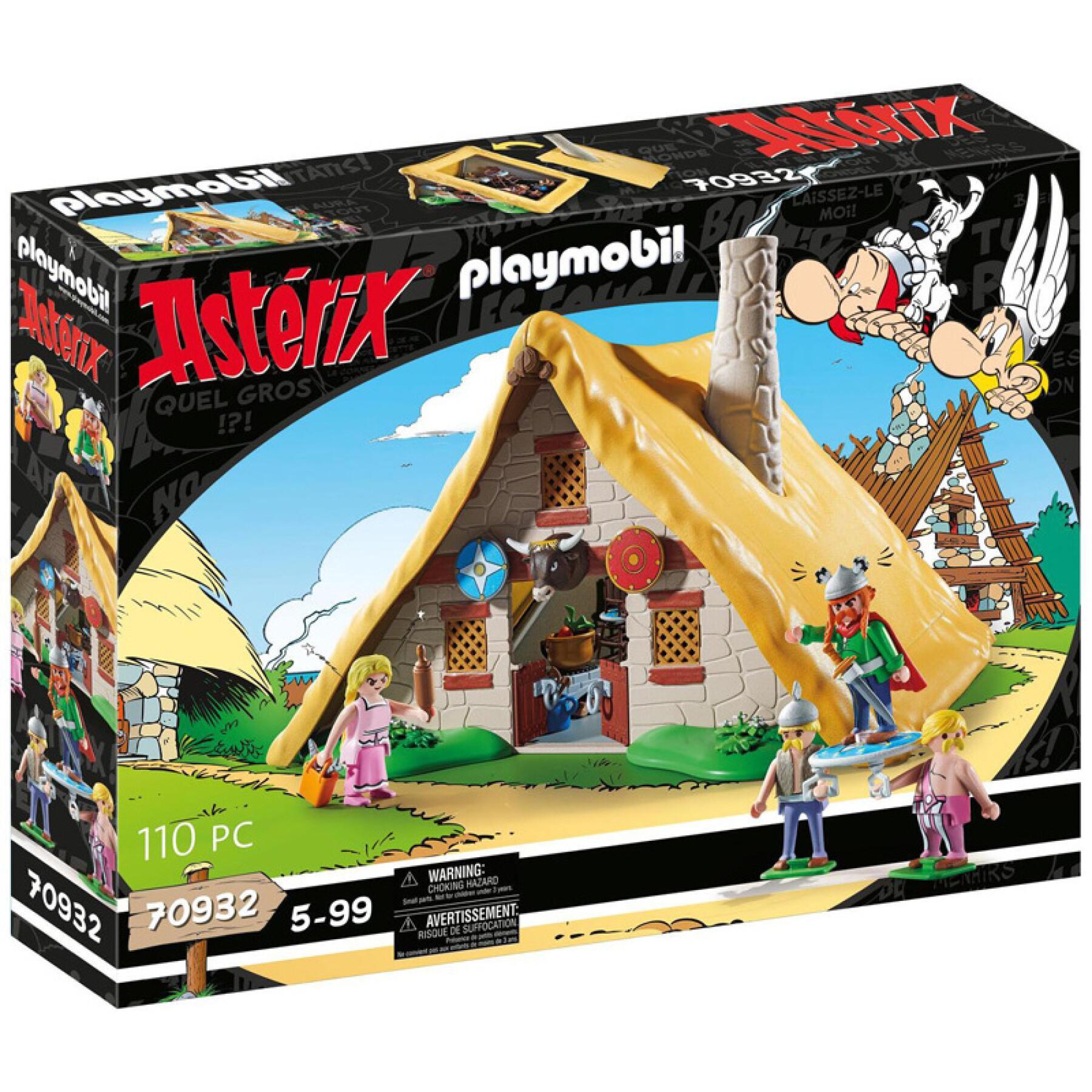 Hut building games Playmobil Abraracourcix