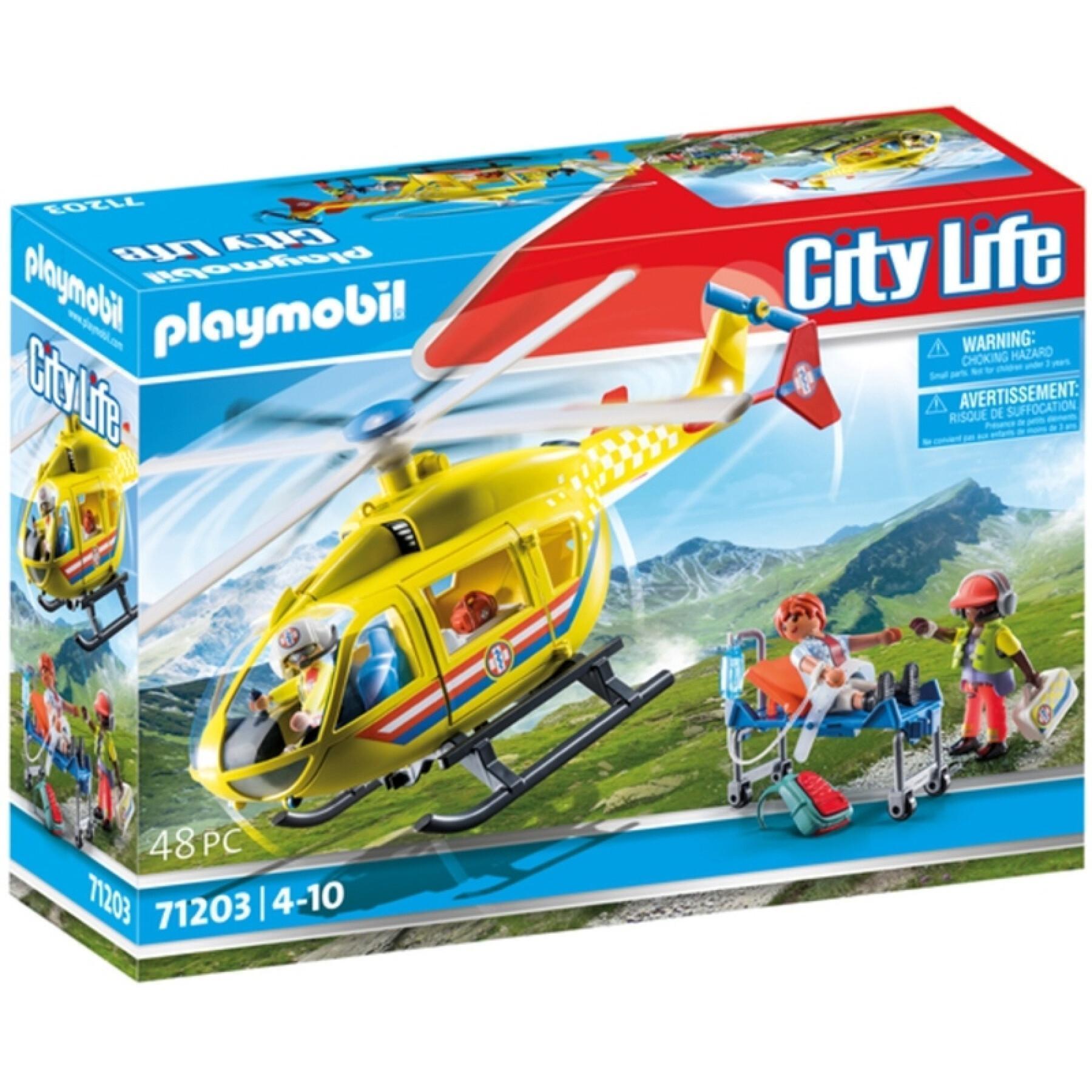 Early-learning games rescue helicopter Playmobil