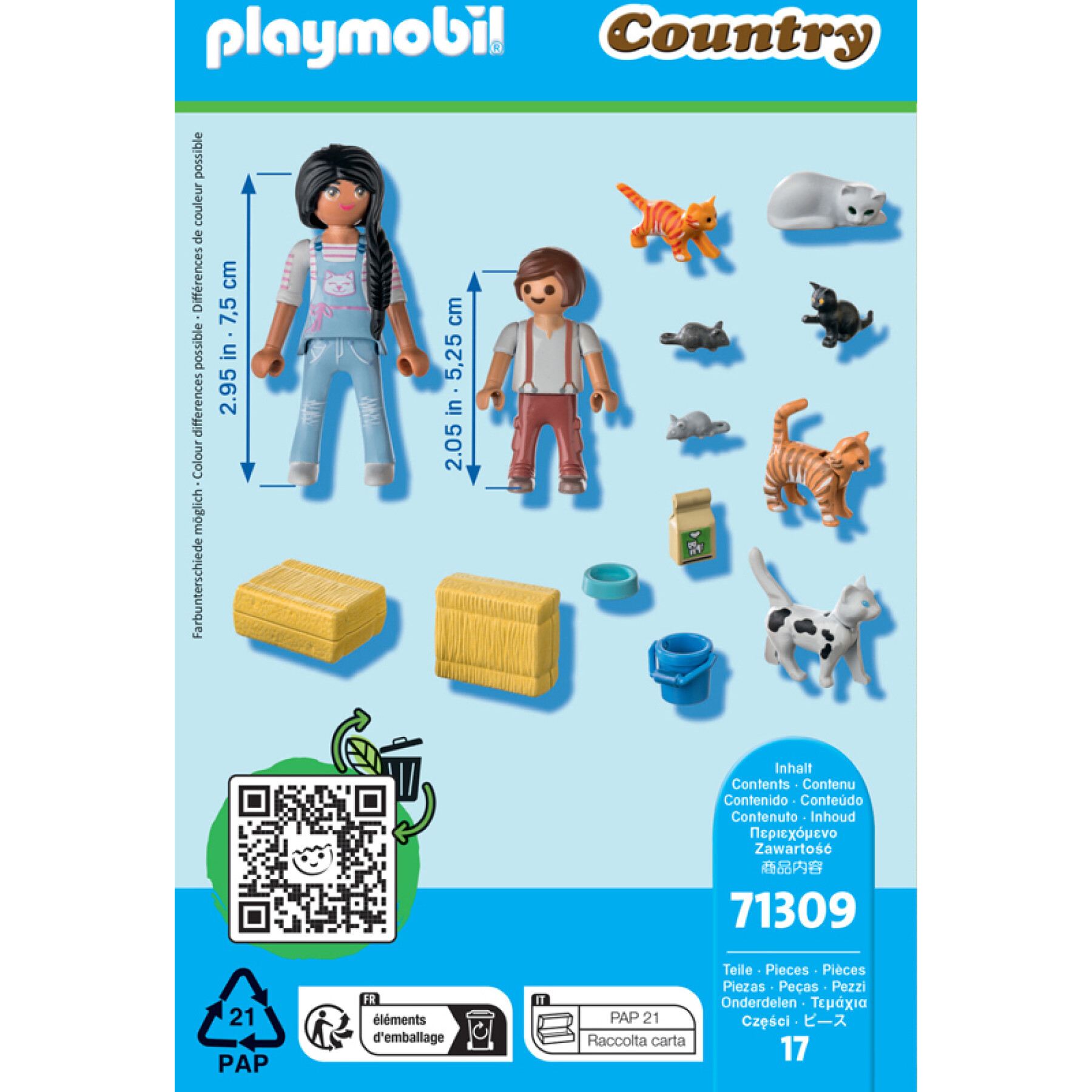 Simulation games family cats + and Playmobil
