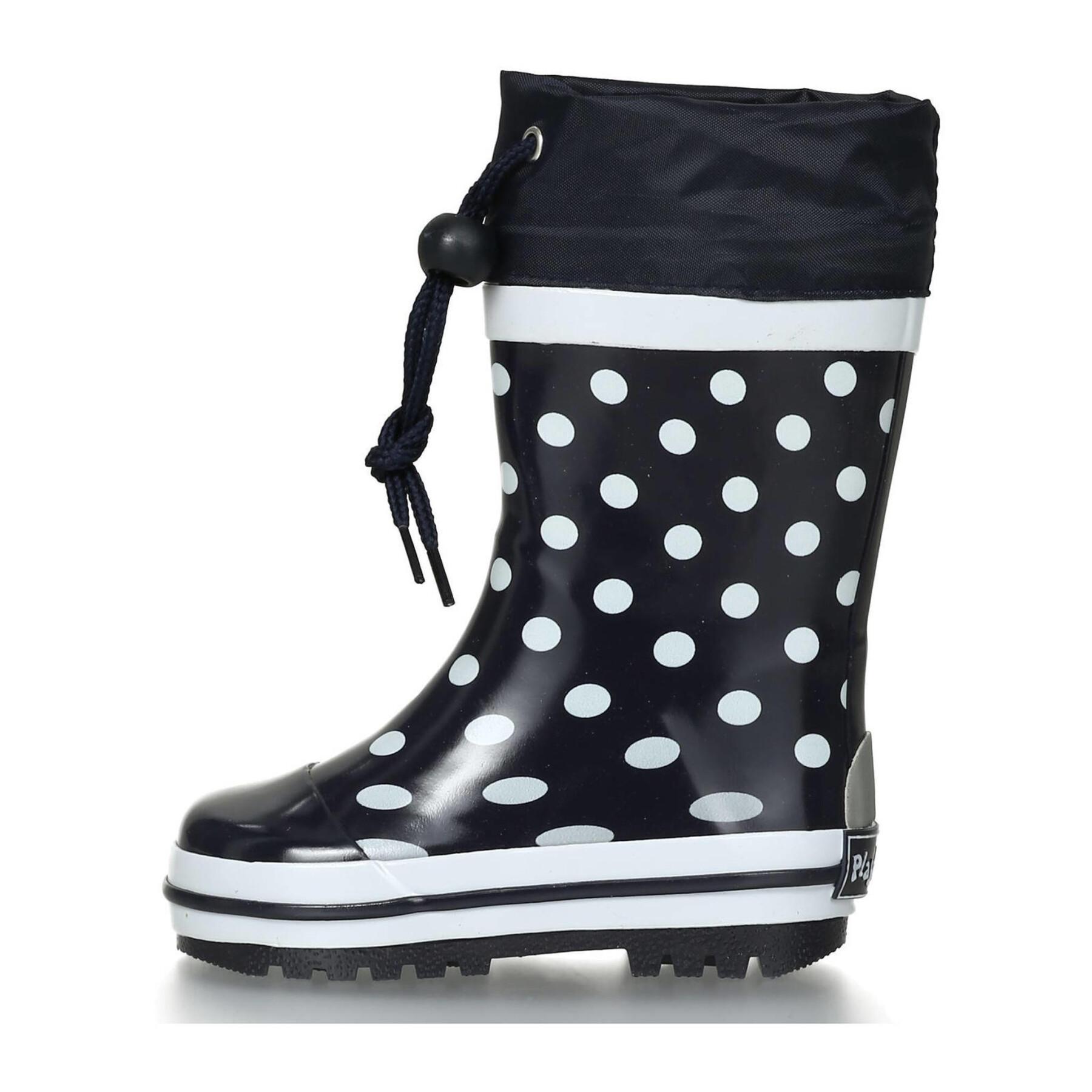 Baby rubber rain boots Playshoes Dots