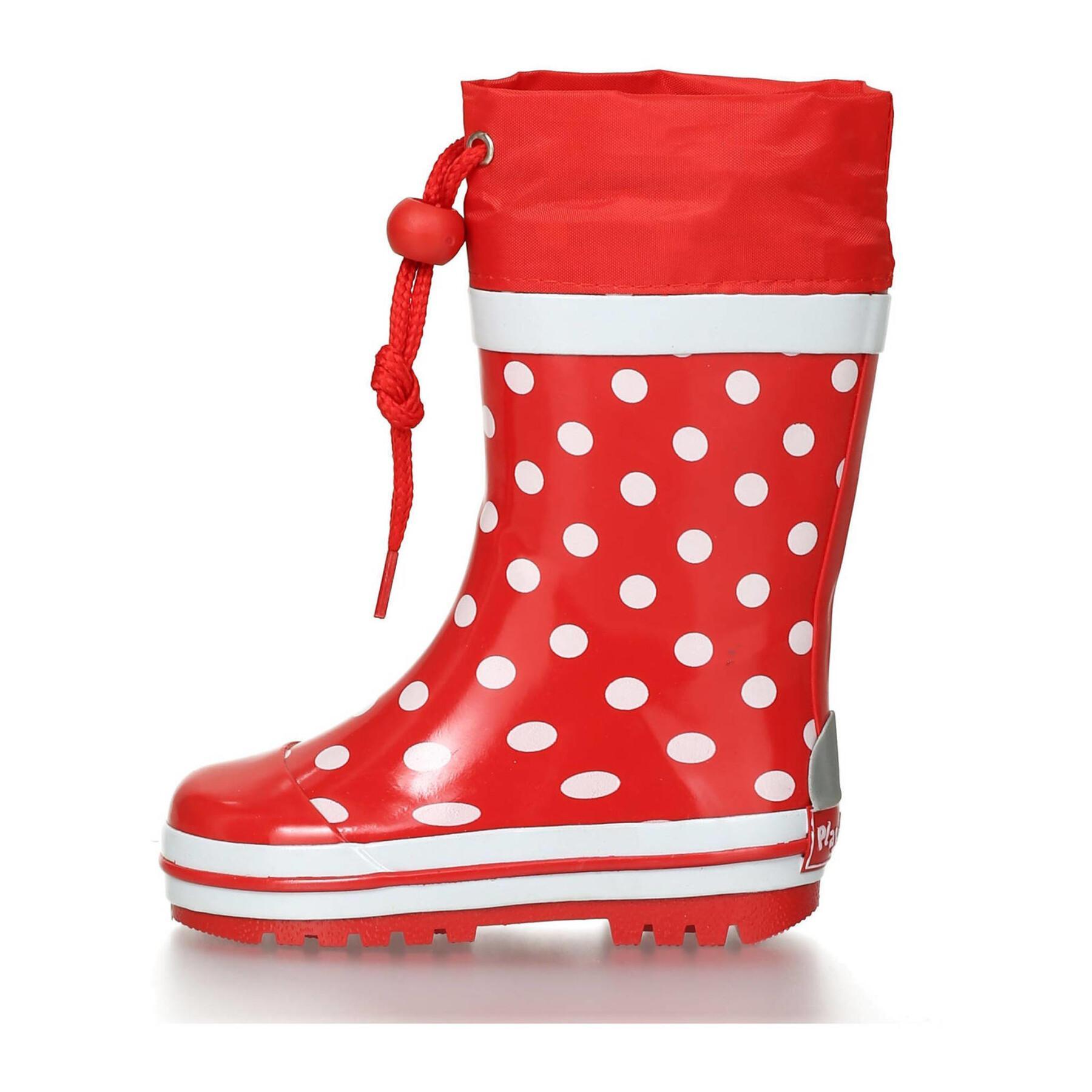 Baby rubber rain boots Playshoes Dots