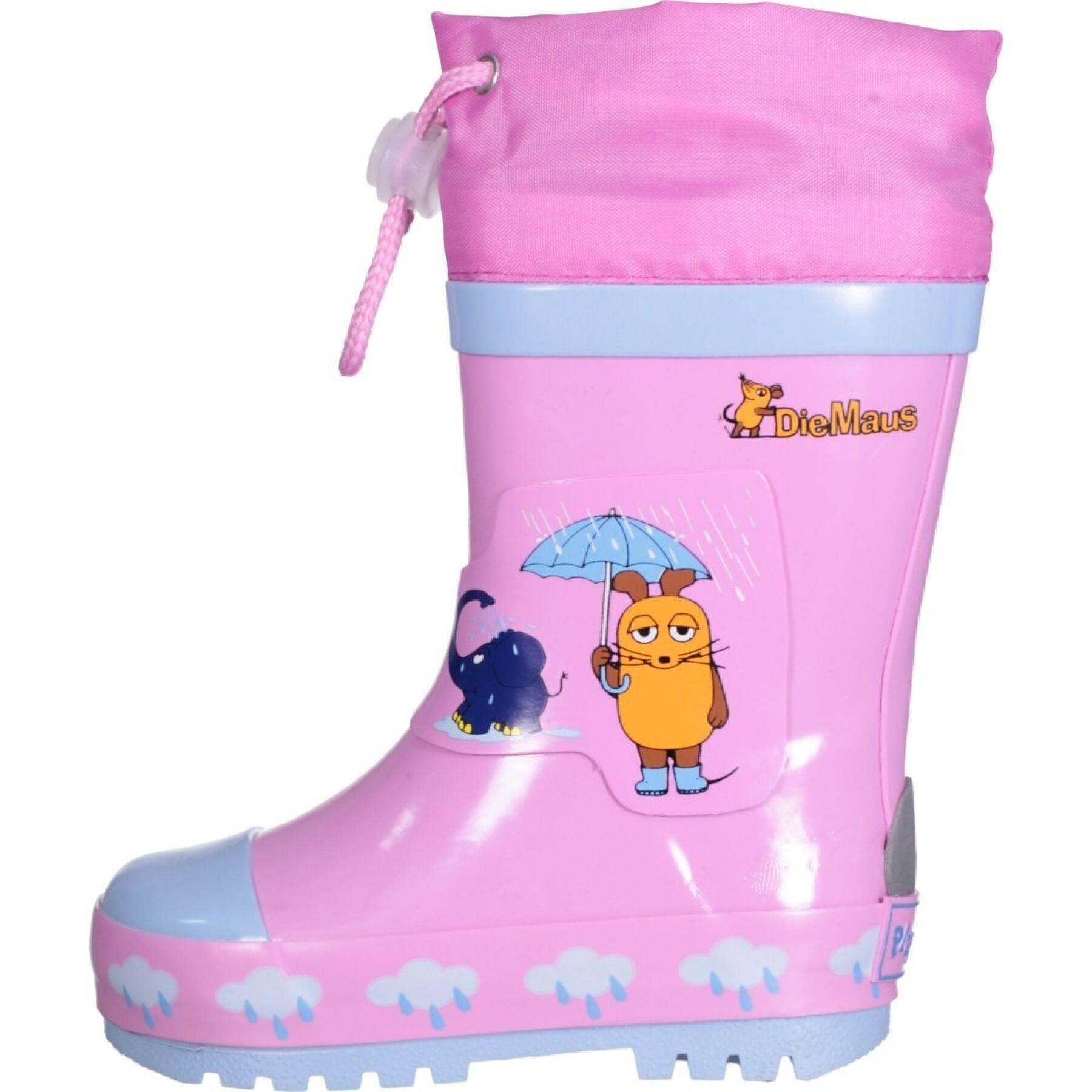 Baby rubber rain boots Playshoes Mouse & Elephant