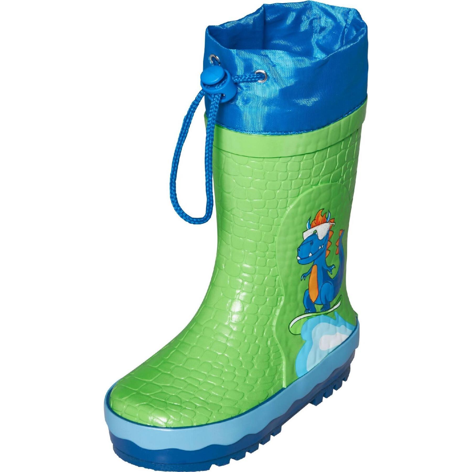Baby boy rubber rain boots Playshoes Dino