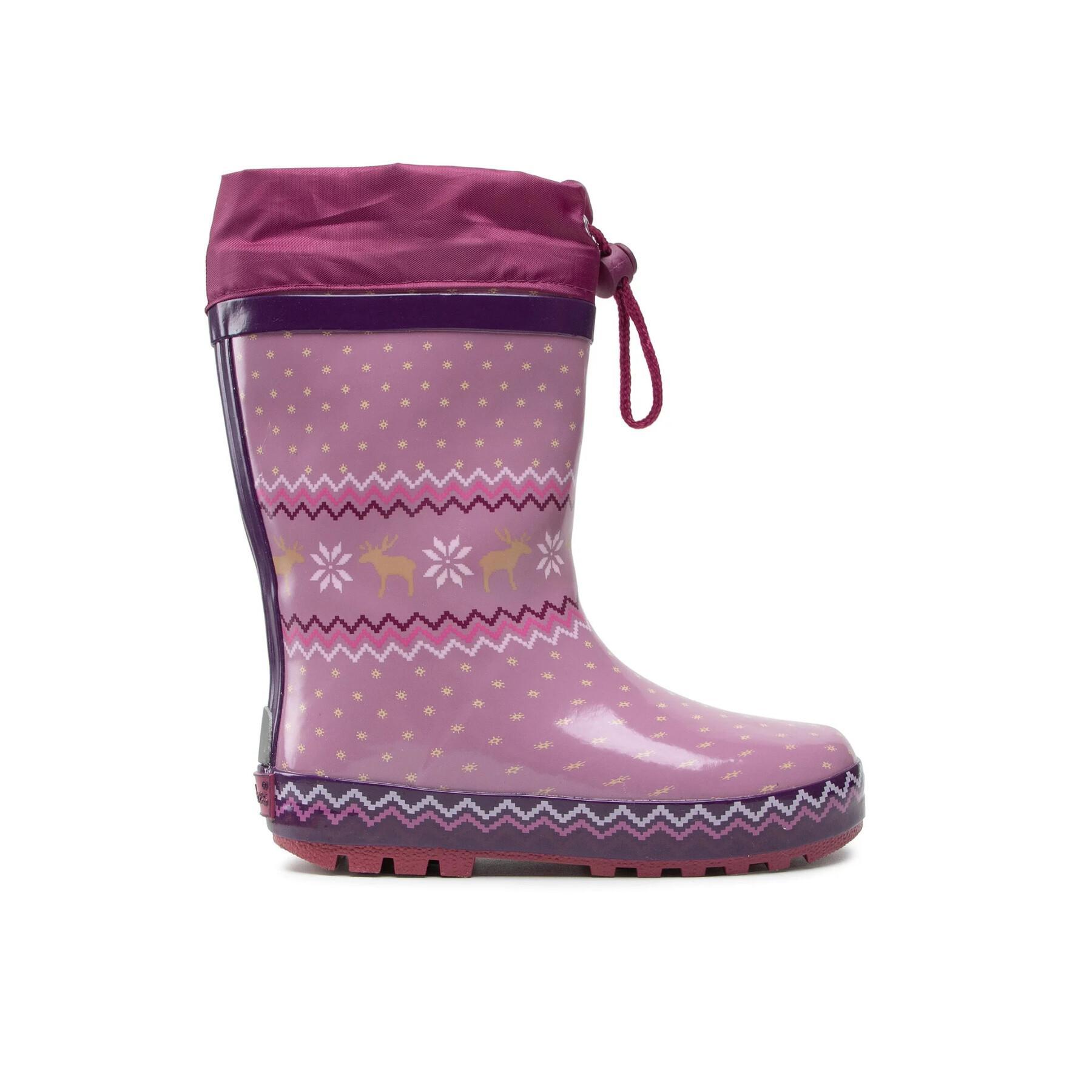 Baby rubber rain boots Playshoes Norway Lined