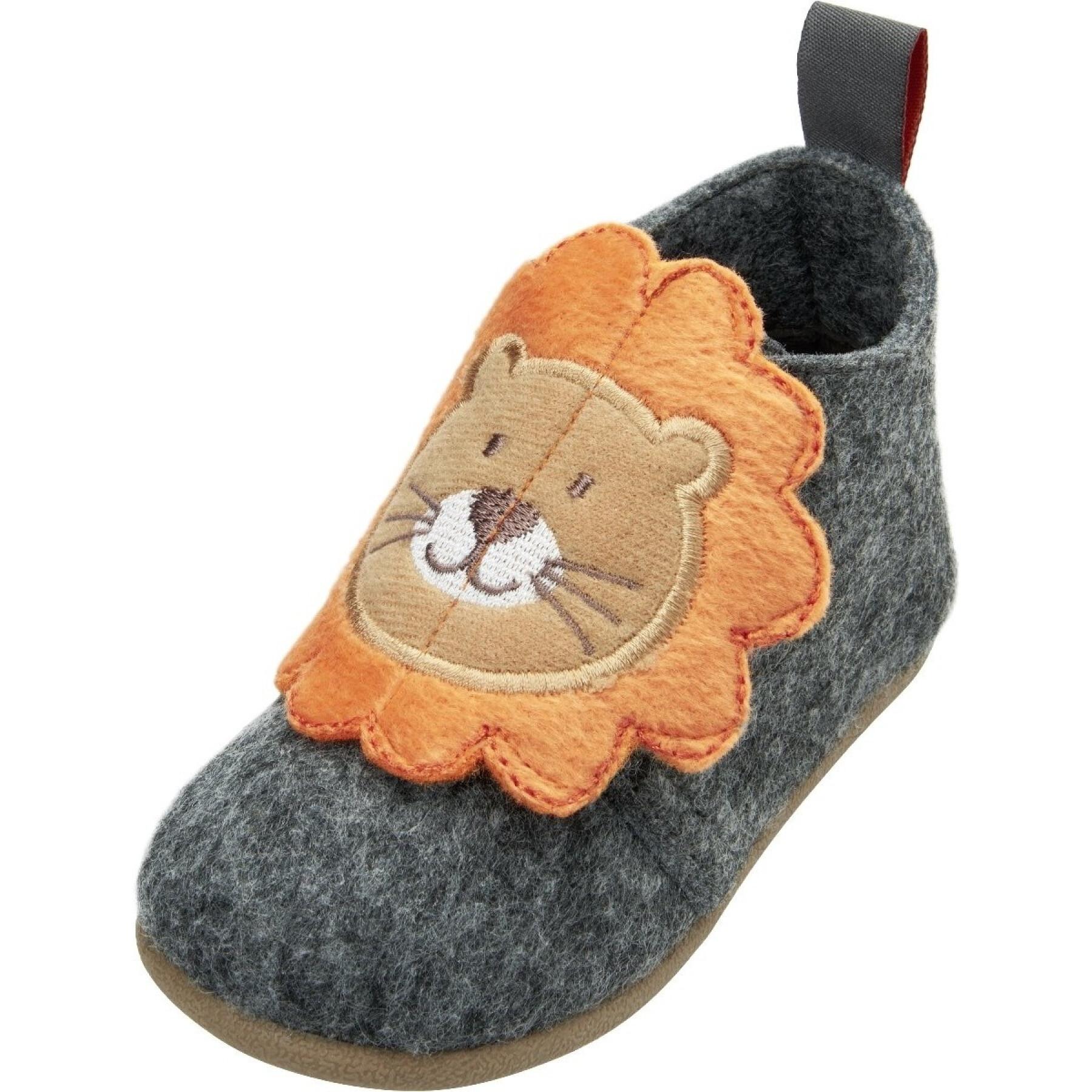 Baby Slippers Playshoes Lion
