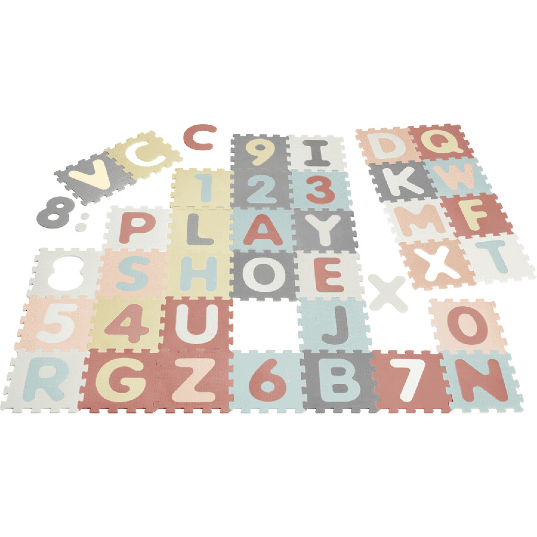 Children's puzzle mat Playshoes Eva (x36)
