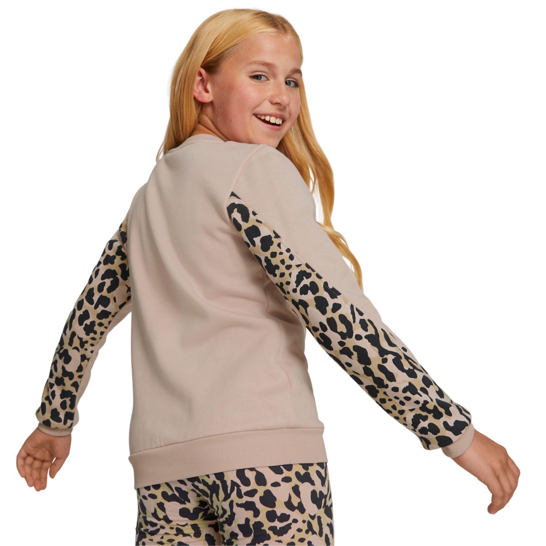 Sweatshirt round neck girl Puma Alpha FL G