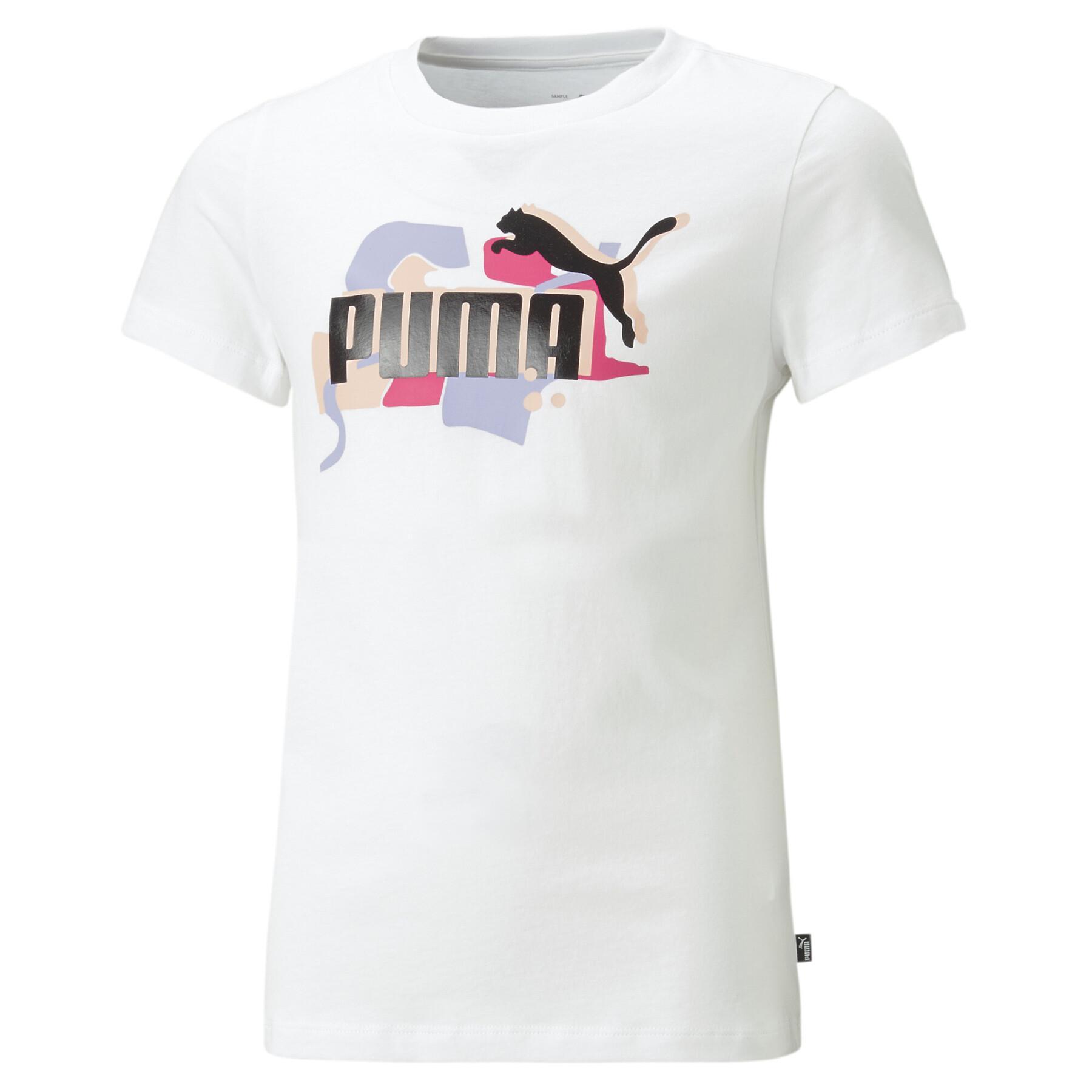 Girl's T-shirt Puma Ess+ Street Art Logo