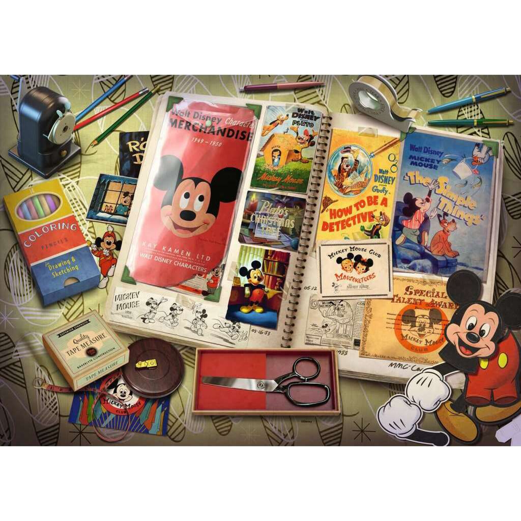 1000-piece puzzle Ravensburger Anniversaire de Mickey 1950