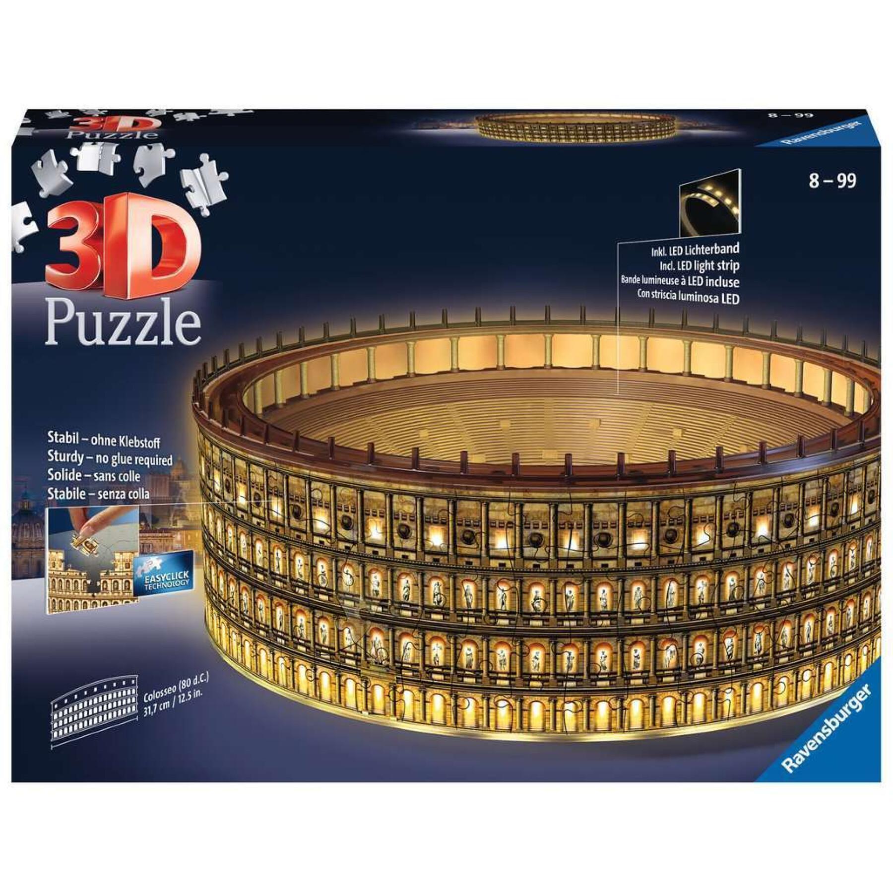 Puzzle 216 pieces 3d illuminated coliseum Ravensburger