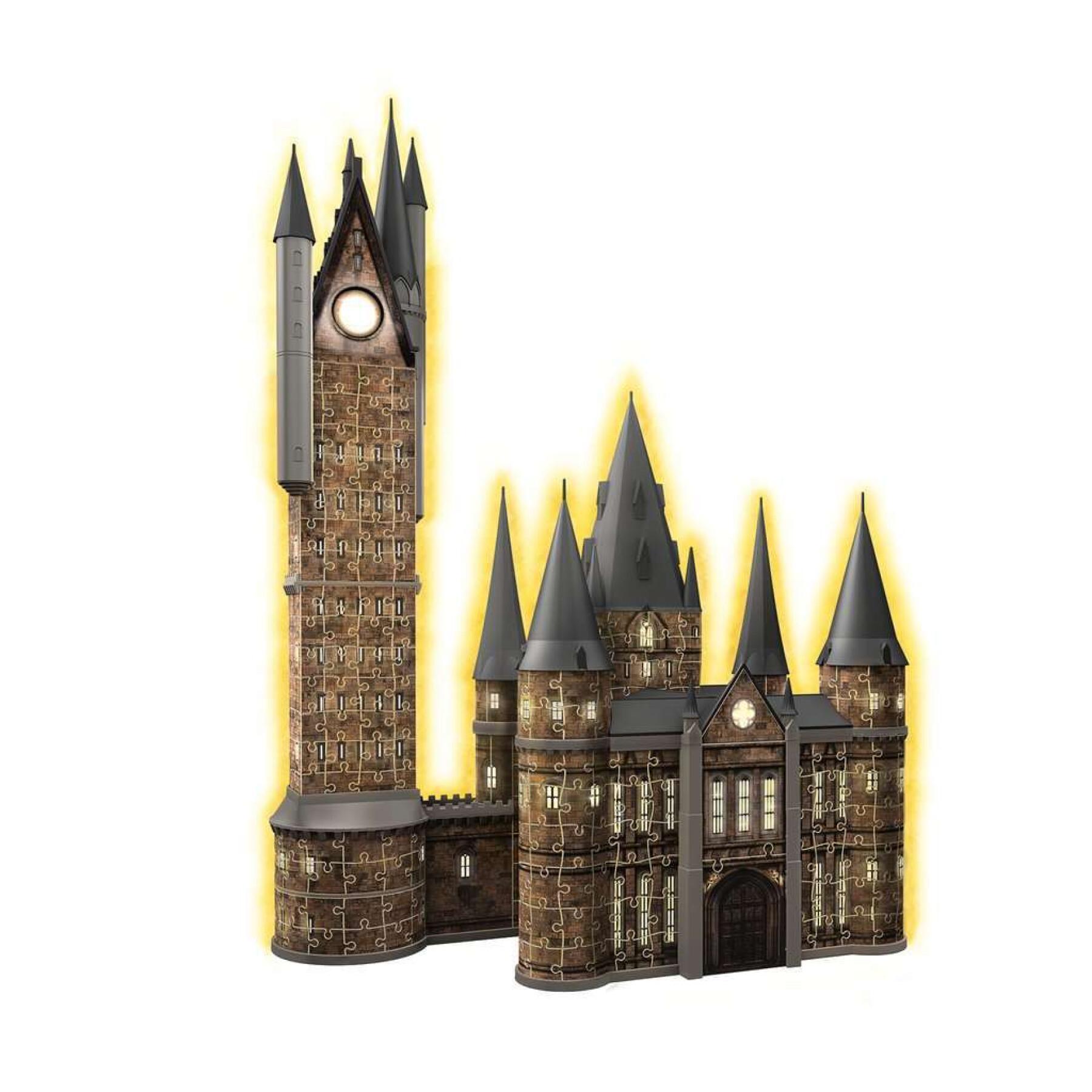 3d puzzle illuminated hogwarts castle - the astronomy tower Ravensburger Harry Potter