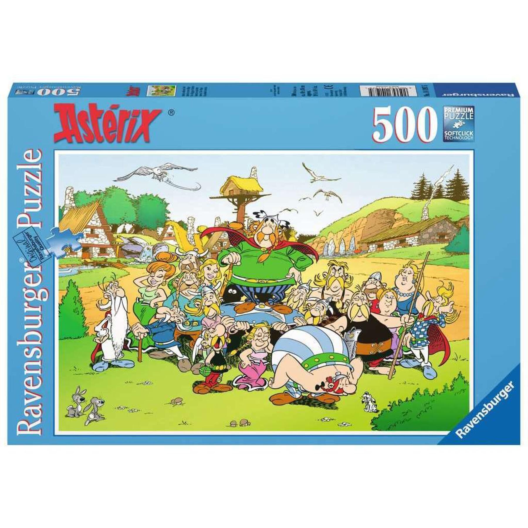 500 pieces jigsaw puzzle asterix in the village Ravensburger