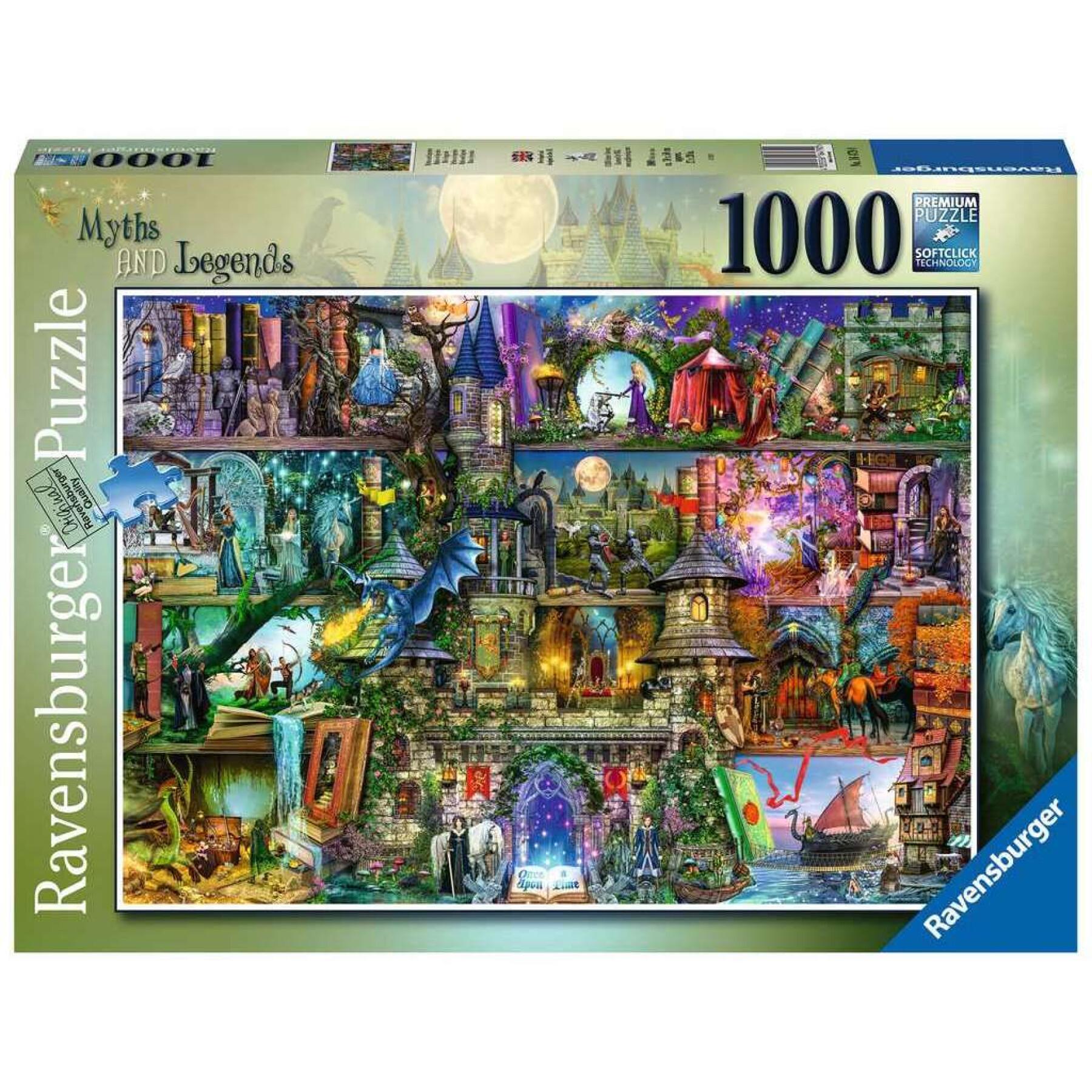 1000 pieces puzzle myths and legends Ravensburger