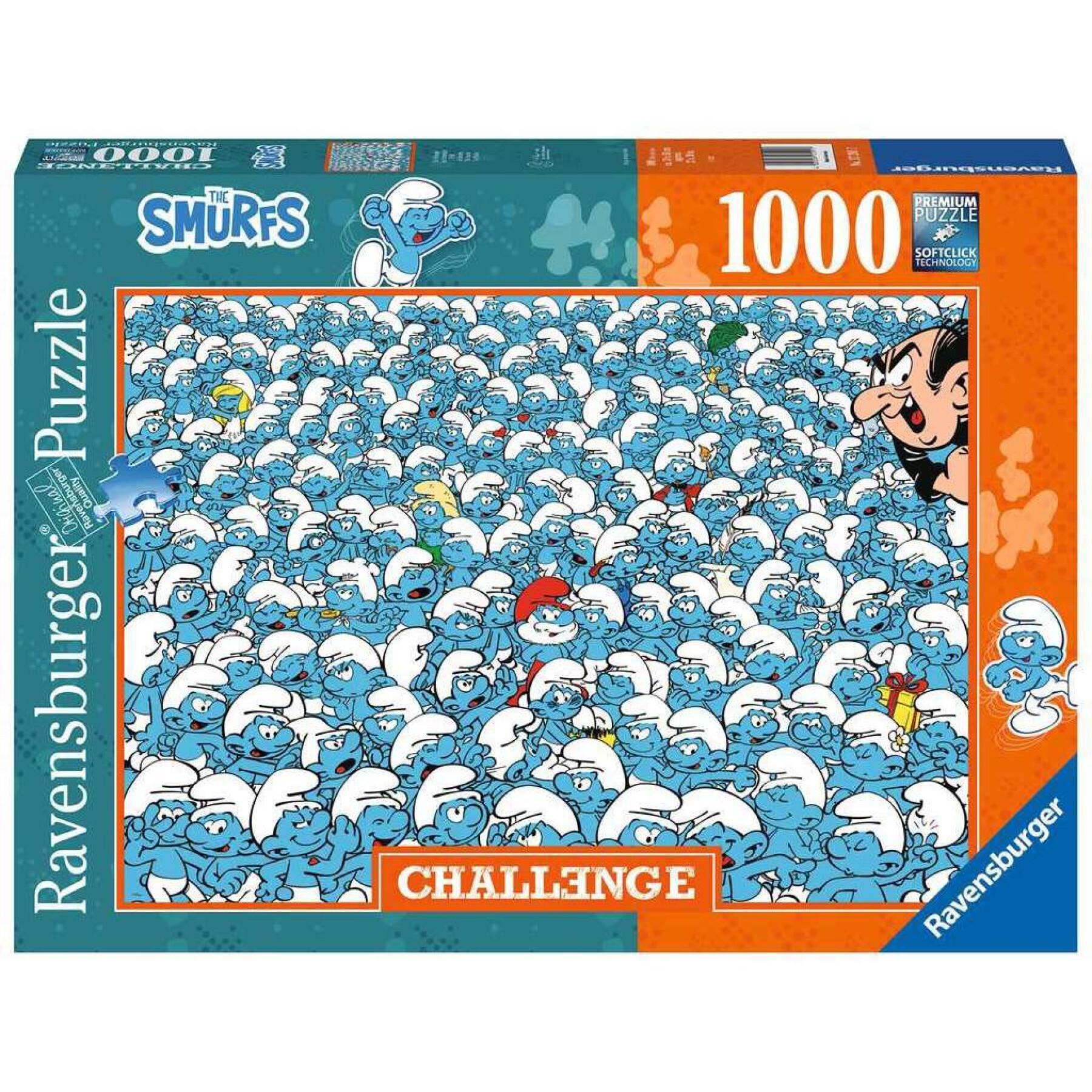 1000 pieces smurfs puzzle Ravensburger