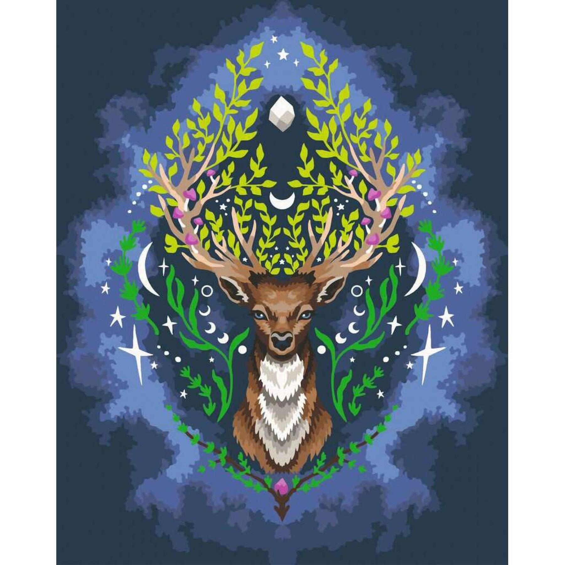 Coloring Ravensburger CreArt Mystic Deer - Pixie Cold Edition 24x30cm