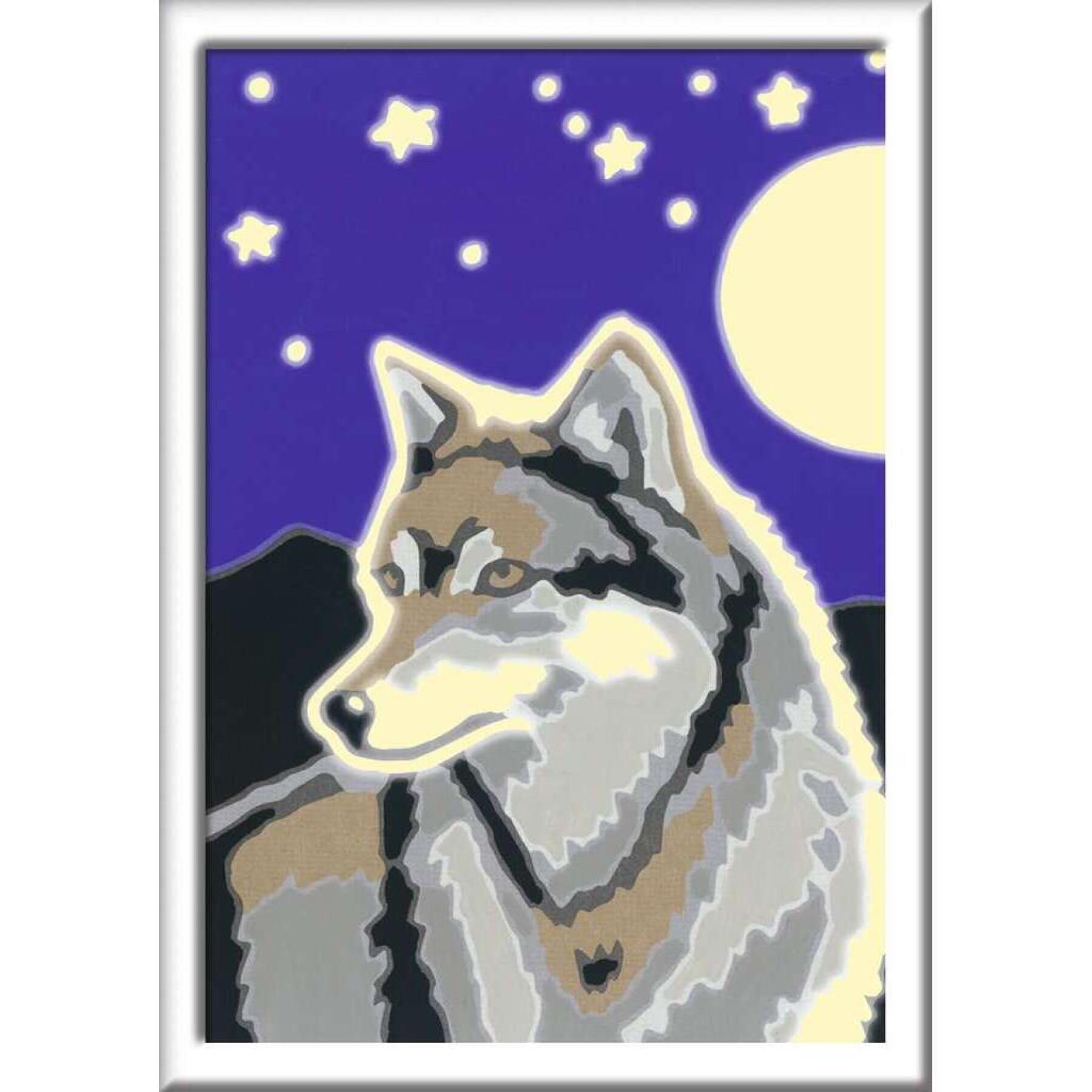 Art number mini portrait of a wolf Ravensburger