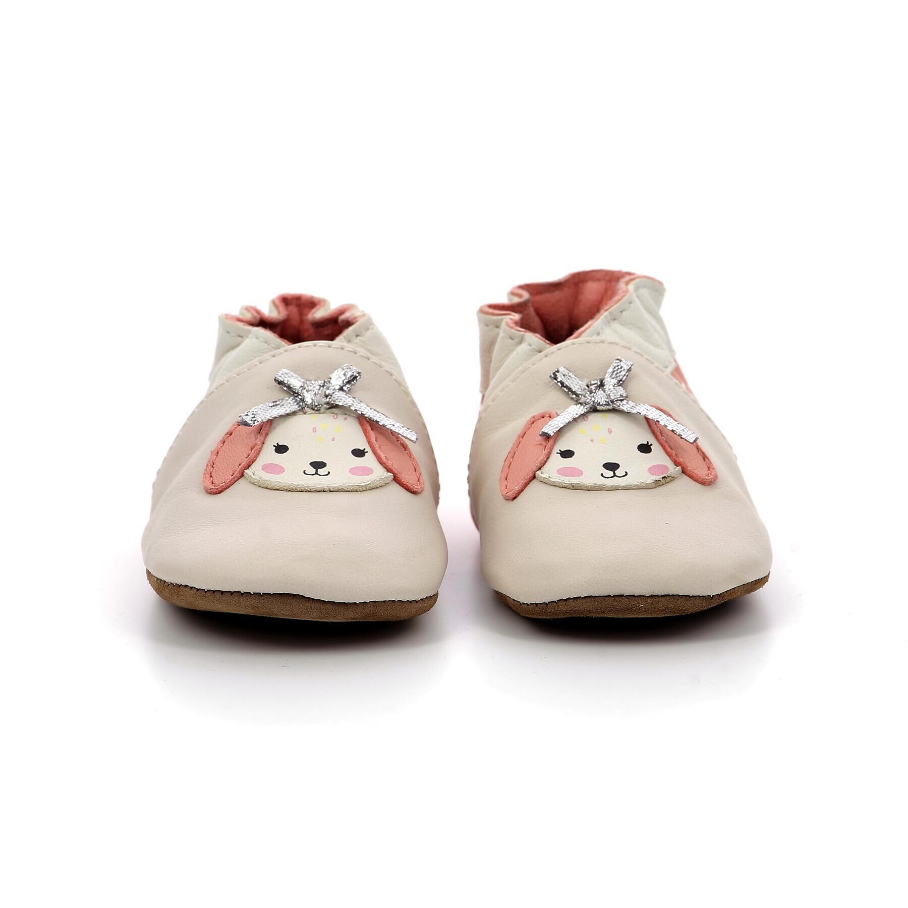 Baby girl slippers Robeez Colorfull Dog