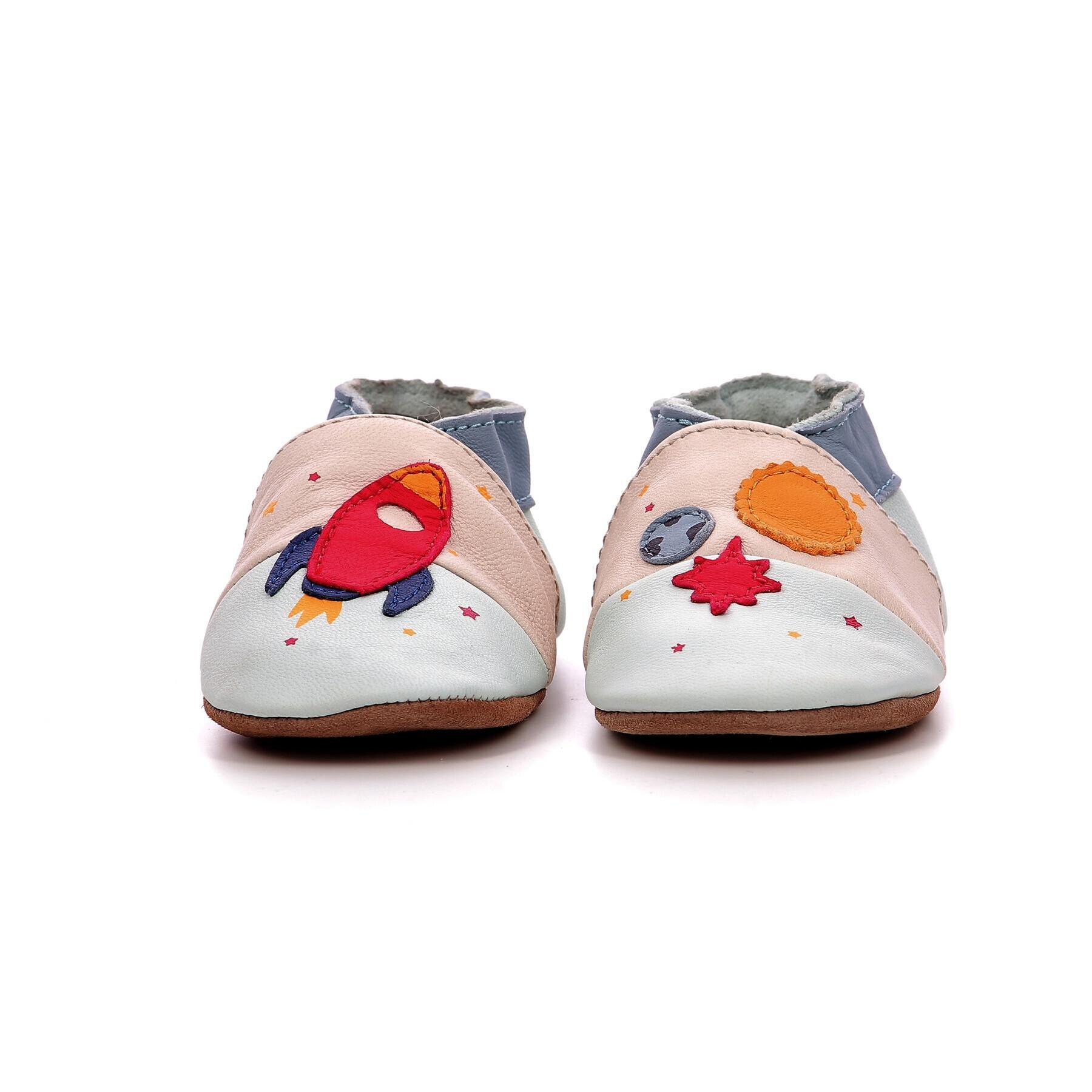 Baby boy slippers Robeez Deep Space Area