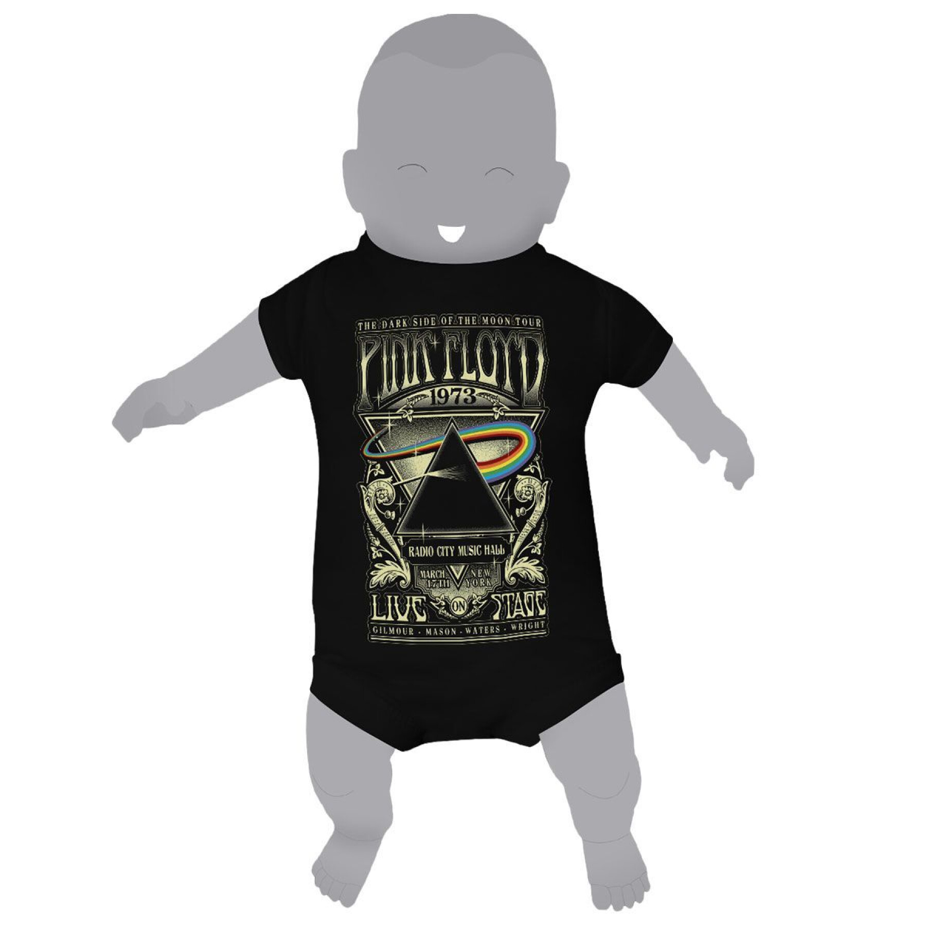 Baby bodysuit Rock à Gogo Pink Floyd - Radio City Music Hall