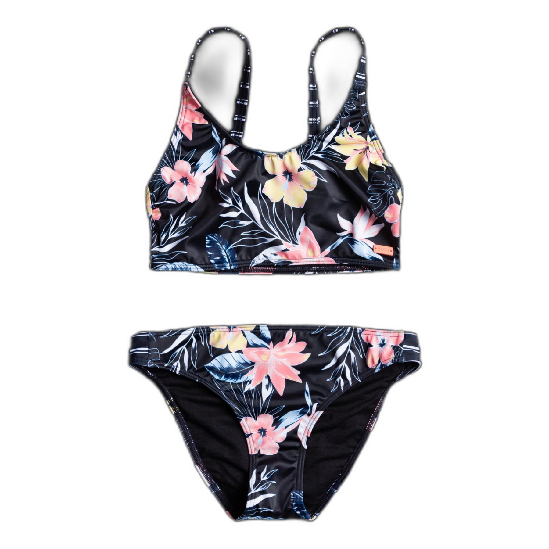 2-piece swimsuit for girls Roxy Flowers Addict