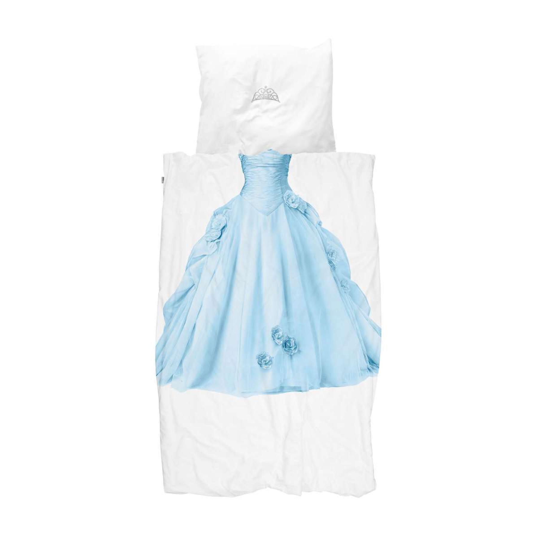 Comforter cover and pillowcase for children Snurk Princess