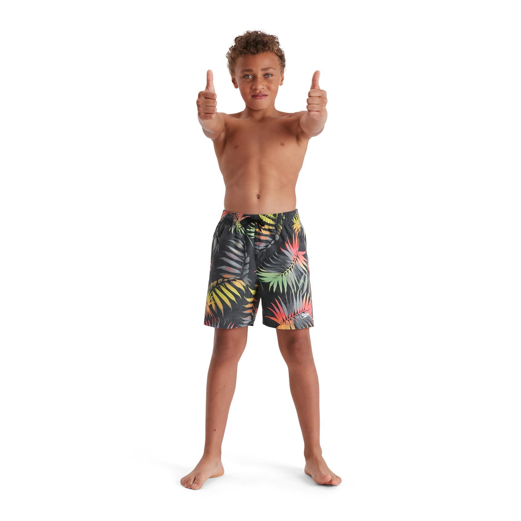 Children's printed swim shorts Speedo Eco 15