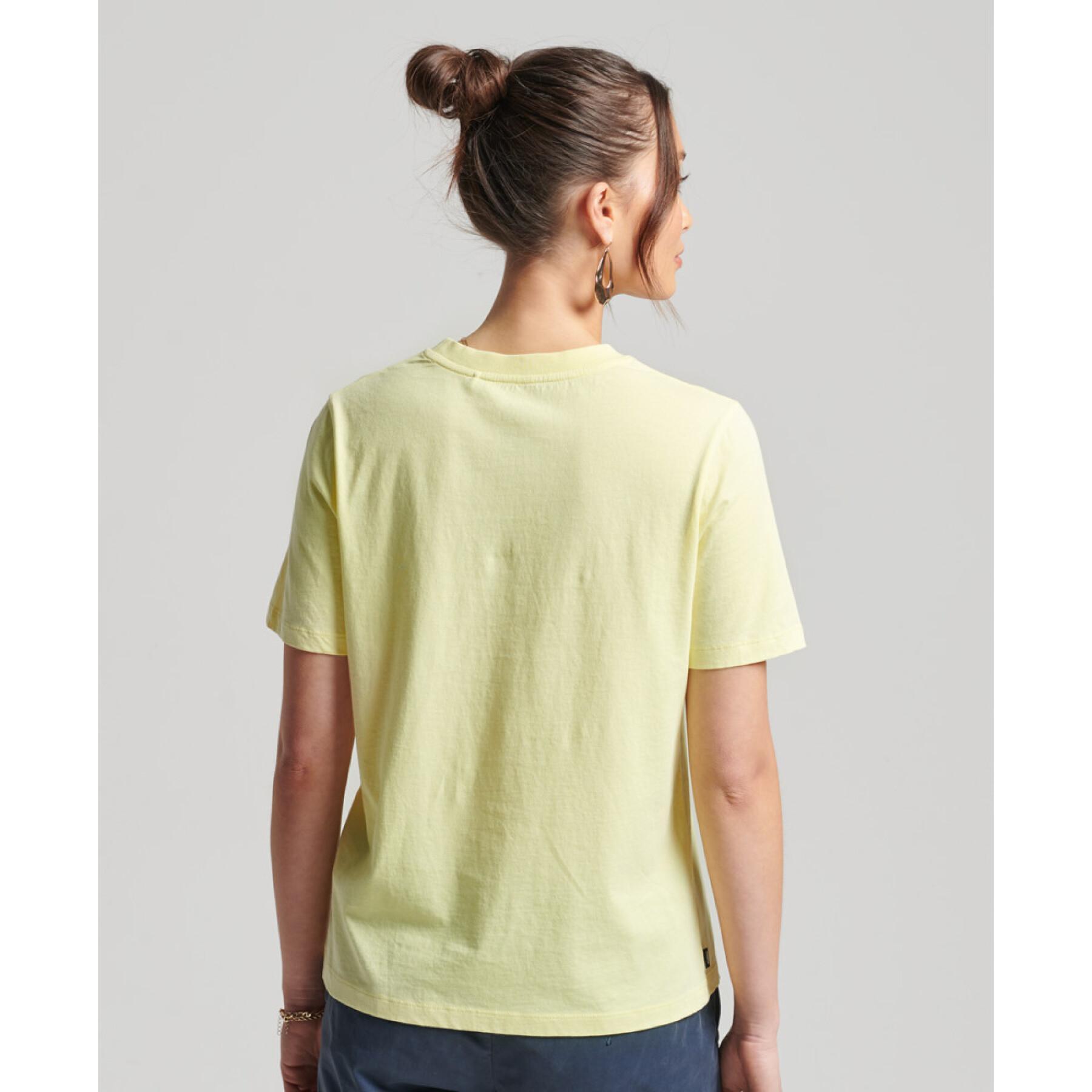 Organic cotton t-shirt girl Superdry Studios Essential