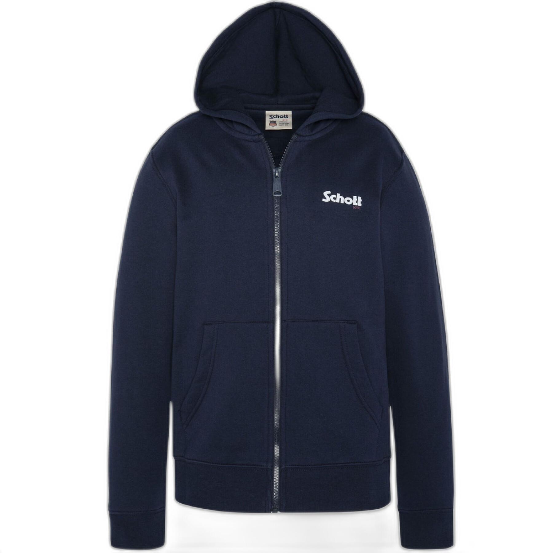 Kid's zip-up hoodie Schott