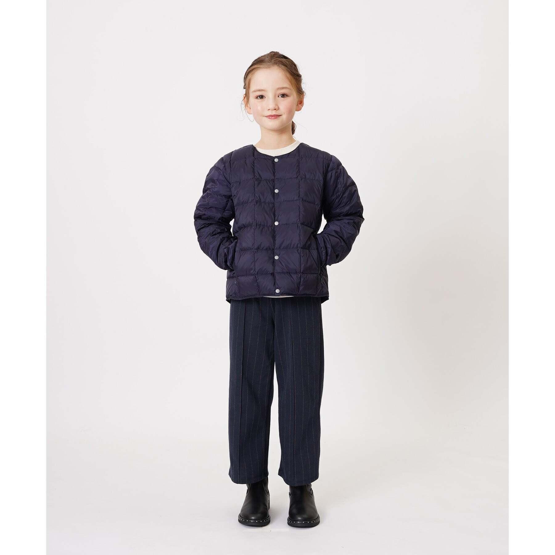 Children's basic button-down round-neckPuffer Jacket Taion