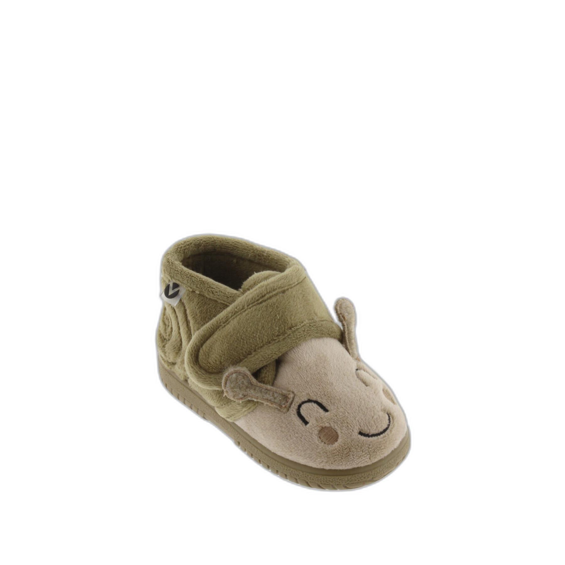 Baby animal print slippers Victoria Ojalá