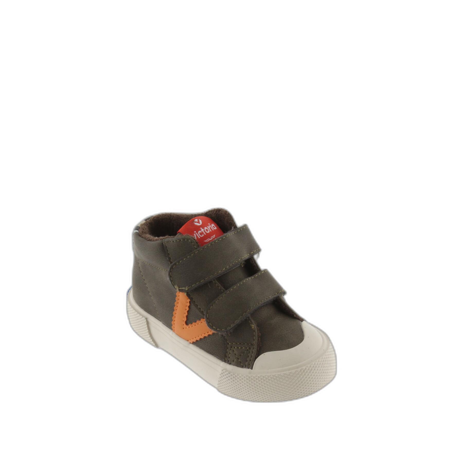 High top sneakers with checkerboard straps Victoria Tribu