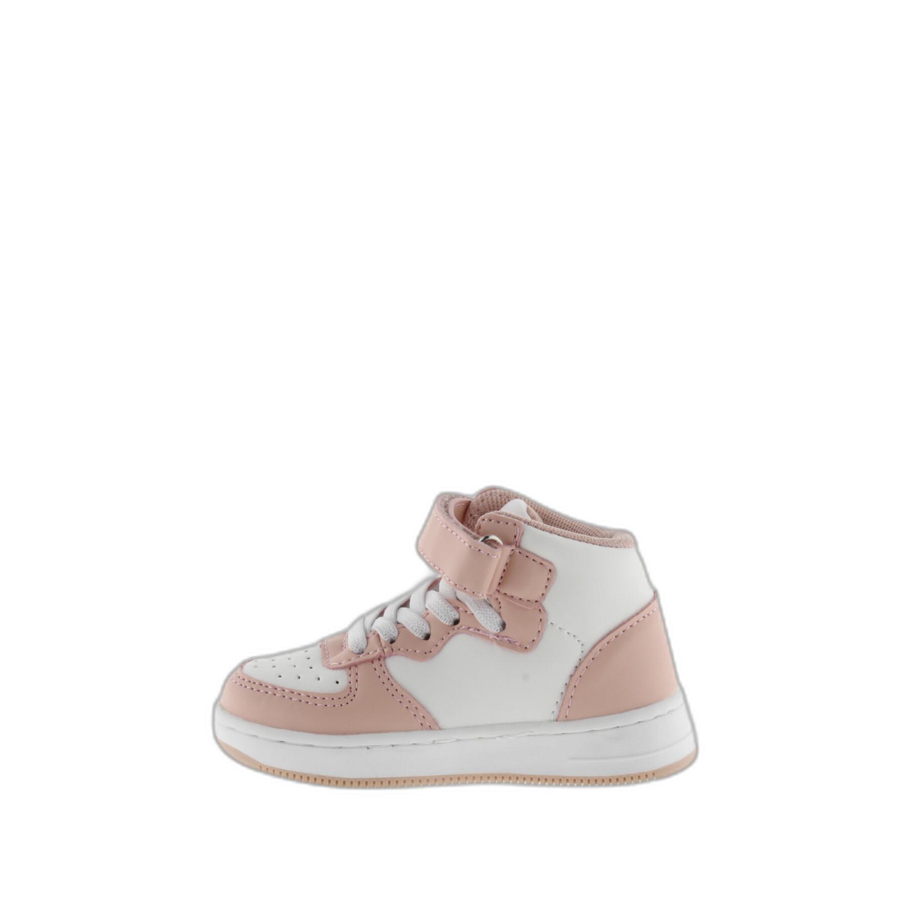 Baby girl sneakers Victoria Tiempo Three-Tone Mid