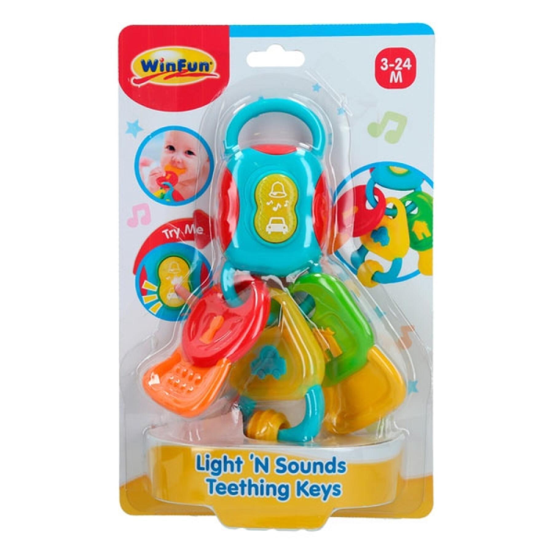 Activity lamp with key chain, sounds and melody Winfun
