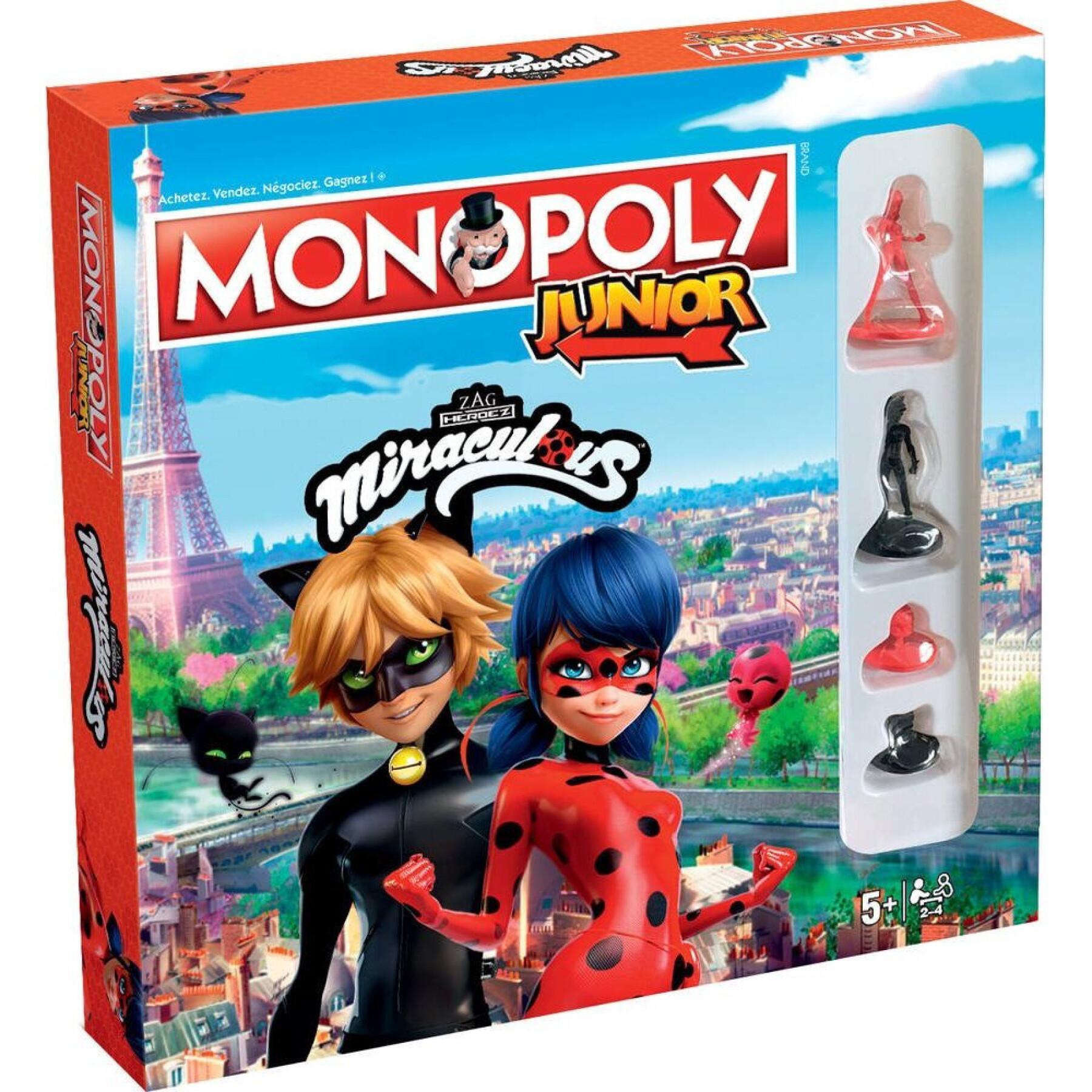 Junior Monopoly board games Winning Moves Miraculous