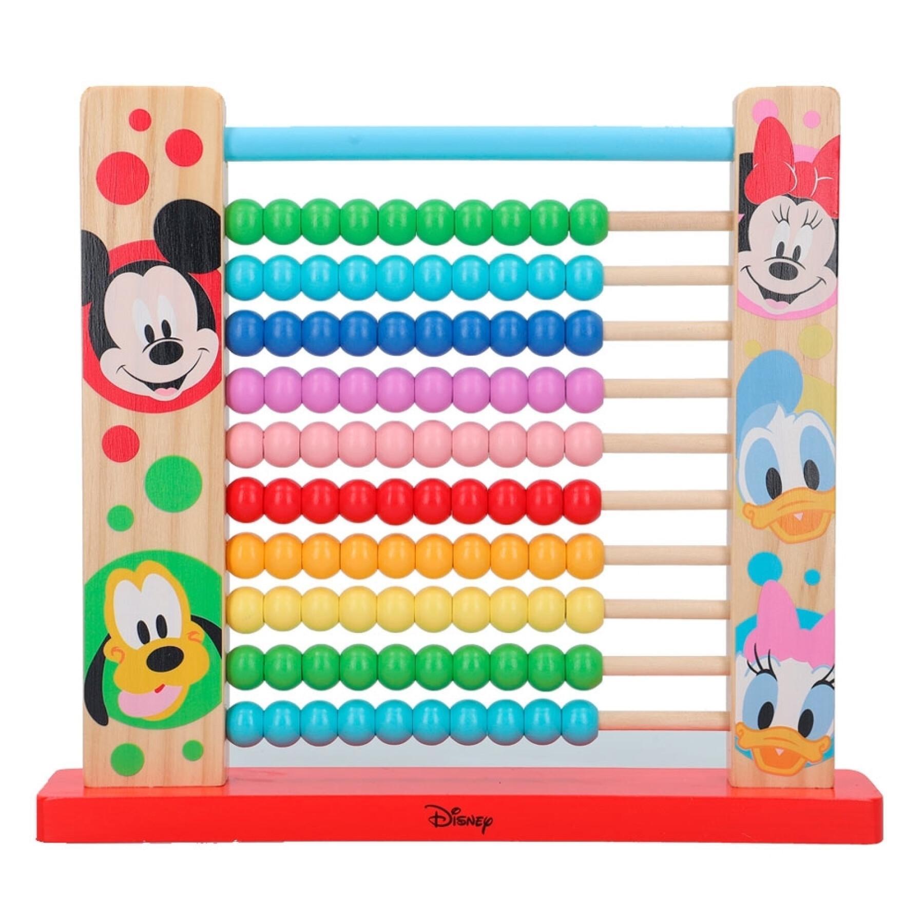 Educational wooden abacus games Woomax Mickey Mouse ECO