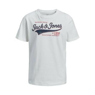 JACK & JONES Junior kurzarm Logo T-shirt JJElogo weinrot Größe 128 bis 176 