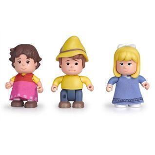 Set of 3 models of figurines in blister pack Famosa