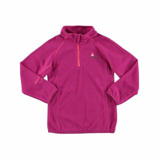 Micro fleece half zip sweatshirt for girls Peak Mountain Gafine