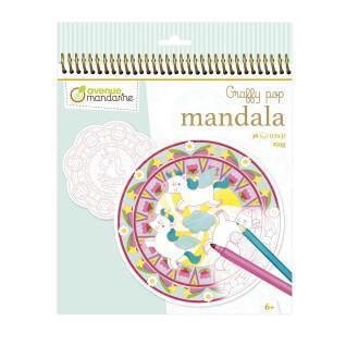 Booklet for making rosettes Avenue Mandarine Graffy Pop Mandala