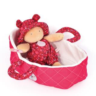 Quilted bassinet doll Doudou & compagnie Maëlle