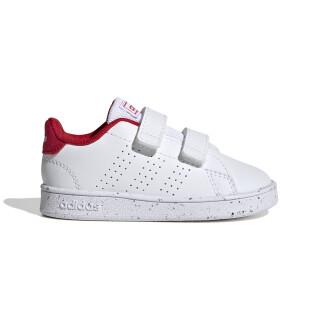 Double scratch baby sneakers adidas Advantage Lifestyle Court